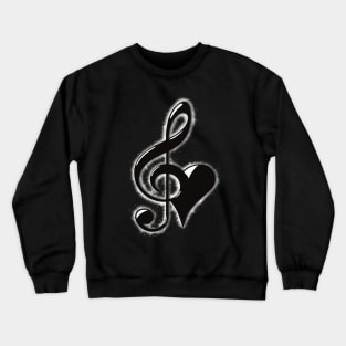 Love of music Crewneck Sweatshirt